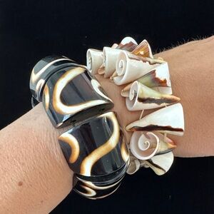 Bundle of 2 Boho Beachy Stretch Bracelets